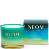 Neom Perfect Peace 3 Wick Candle 420g In Green