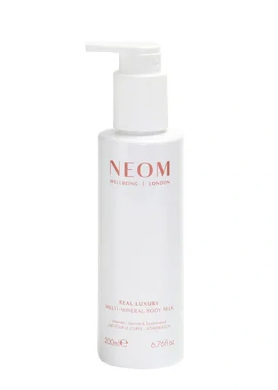 Neom Real Luxury Multi-mineral Body Milk 200ml In White