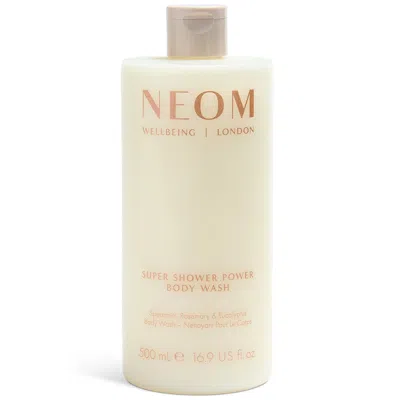 Neom Super Shower Power Body Wash 500ml In White