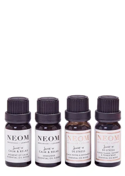 Neom Ultimate Calm Essential Oil Blends Collection 4 X 10ml In Blue