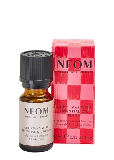 Neom Wellbeing Christmas Wish Essential Oil Blend 10ml In Blue