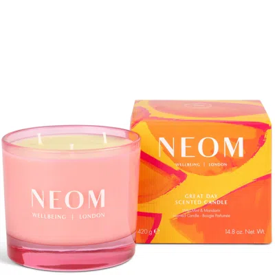 Neom Wellbeing Great Day 3 Wick Candle 420g