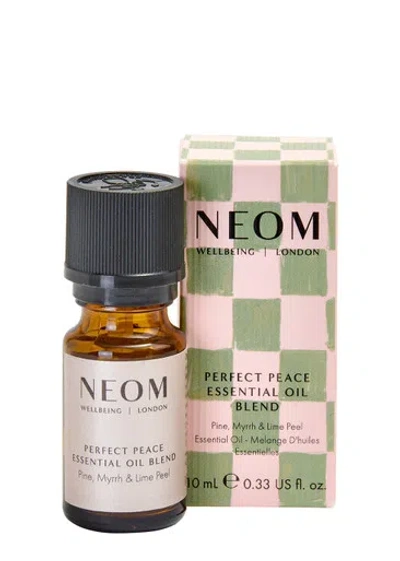 Neom Wellbeing Perfect Peace Essential Oil Blend 10ml In Black