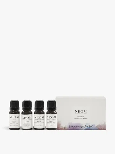 Neom Wellbeing Wellbeing Essential Oils X 4
