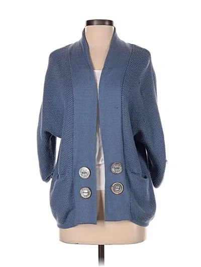 Pre-owned Neon Buddha Cardigan Sweater In Blue