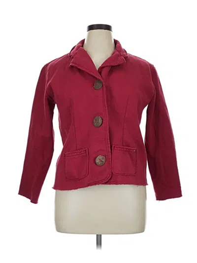 Pre-owned Neon Buddha Cardigan Sweater In Burgundy