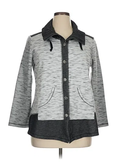 Pre-owned Neon Buddha Cardigan Sweater In Gray