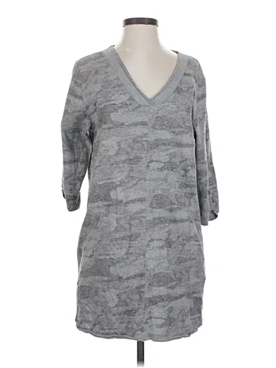 Pre-owned Neon Buddha Casual Dress In Gray