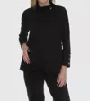 Neon Buddha Coffee Date Tunic In Black In Blue