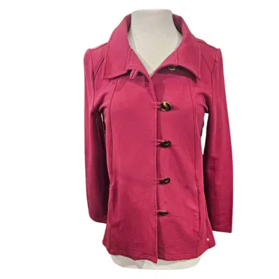 Neon Buddha Hometown Jacket In Cranberry In Pink