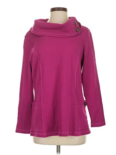 Pre-owned Neon Buddha Long Sleeve Turtleneck In Pink