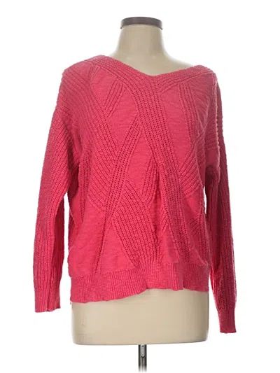 Pre-owned Neon Buddha Pullover Sweater In Pink