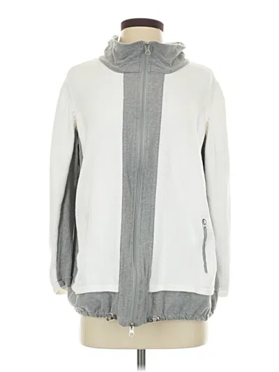 Pre-owned Neon Buddha Zip Up Hoodie In Gray