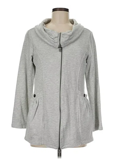 Pre-owned Neon Buddha Zip Up Hoodie In Silver