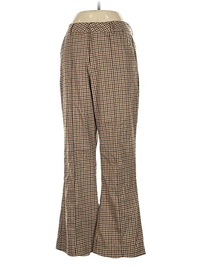 Pre-owned Neon Rose Dress Pants In Brown
