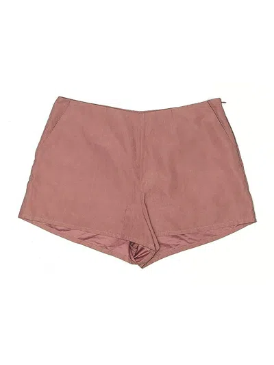 Pre-owned Neon Rose Shorts In Burgundy