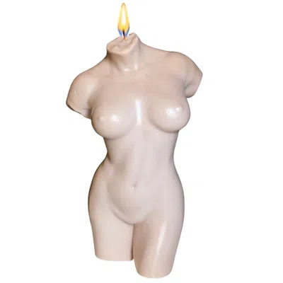 Neos Candlestudio Neutrals Venus Bust Candle - Beige