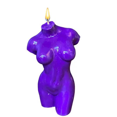 Neos Candlestudio Pink / Purple Venus Bust Candle - Violet