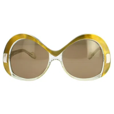 Pre-owned Neostyle 1970s Vintage  Oversized Acetate Unisex Sunglasses - Excellent In Brown