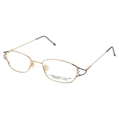 Pre-owned Neostyle Art Deco Vintage Eyeglasses Frame, Made In Germany In Sand