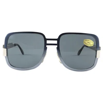 Pre-owned Neostyle Vintage Rare  Sunart 70 Oversized Brushed Silver 1970 Sunglasses
