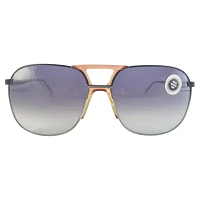Pre-owned Neostyle Vintage Rare  Sunart 970 Oversized Two Tone Silver 1970 Sunglasses