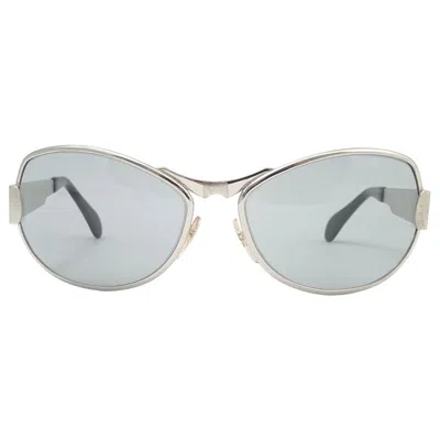 Pre-owned Neostyle Vintage Rare  " Zodiac " Oversized Silver Lenses 1970 Sunglasses