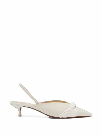 Neous Borea Knotted Slingback Pumps In White