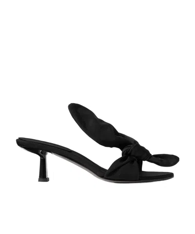Neous Bow Detail Sandals In Black