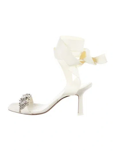 Pre-owned Neous Canvas Sandals In Neutrals