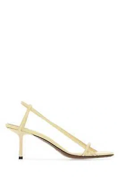 Pre-owned Neous Cream Leather Merga Sandals In White