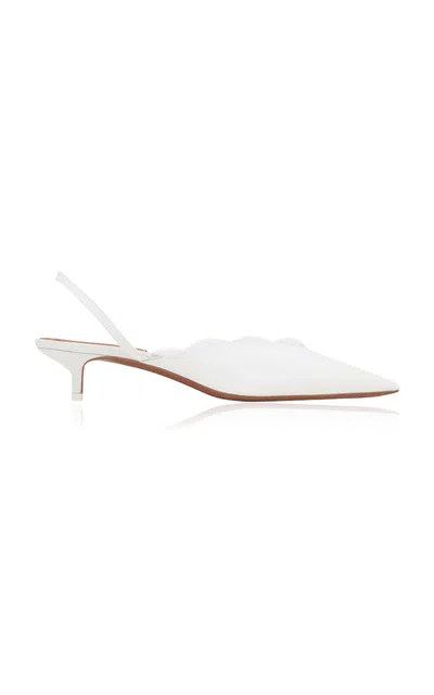 Neous Irena Silk Slingback In Ivory