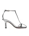 Neous Jumel Pin Buckle High-heeled Sandals In Gray