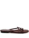 Neous Kaitos Thong-strap Sandals In Brown