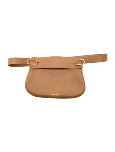 Pre-owned Neous Leather Belt Bag In Neutral