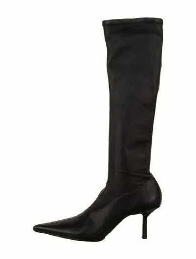 Pre-owned Neous Leather Boots In Black
