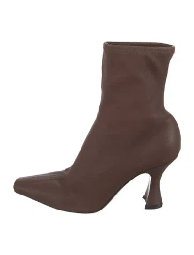 Pre-owned Neous Leather Boots In Brown