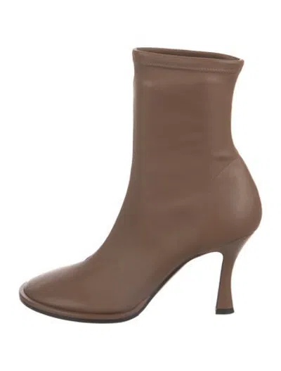 Pre-owned Neous Leather Boots In Brown