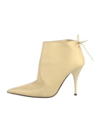 Pre-owned Neous Leather Boots In Neutral