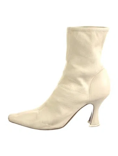 Pre-owned Neous Leather Boots In Neutral