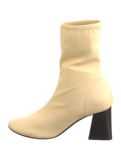 Pre-owned Neous Leather Boots In Neutral