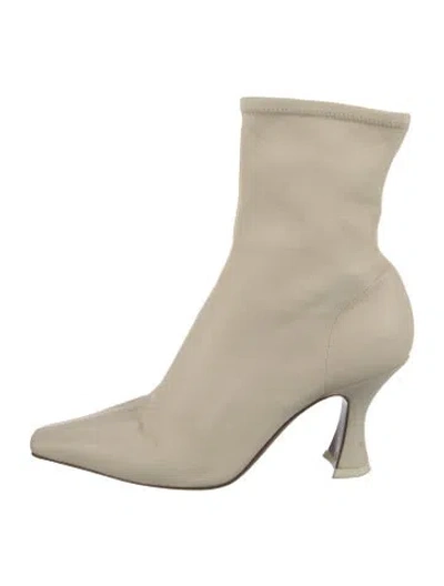 Pre-owned Neous Leather Boots In Neutrals