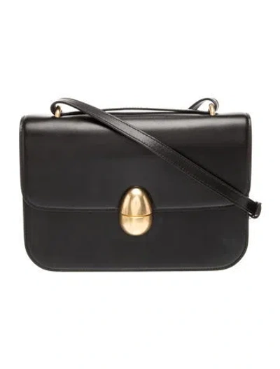 Pre-owned Neous Leather Crossbody Bag In Black