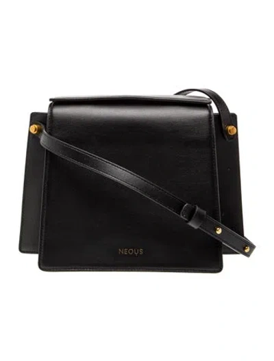 Pre-owned Neous Leather Crossbody Bag In Black