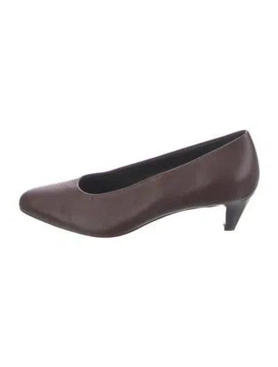 Pre-owned Neous Leather Pumps In Brown
