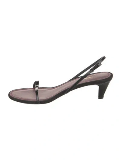 Pre-owned Neous Leather Sandals In Brown