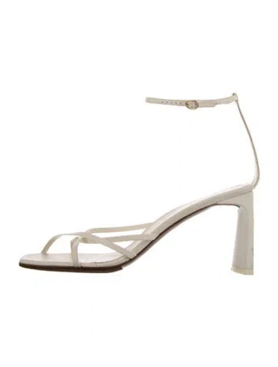 Pre-owned Neous Leather Sandals In Neutral