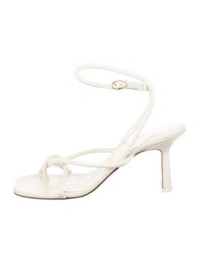Pre-owned Neous Leather Sandals In Neutrals