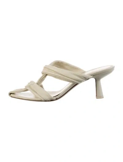 Pre-owned Neous Leather Sandals In Neutrals