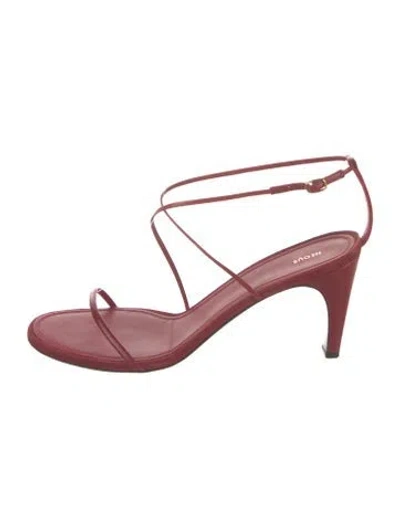 Pre-owned Neous Leather Sandals In Pink
